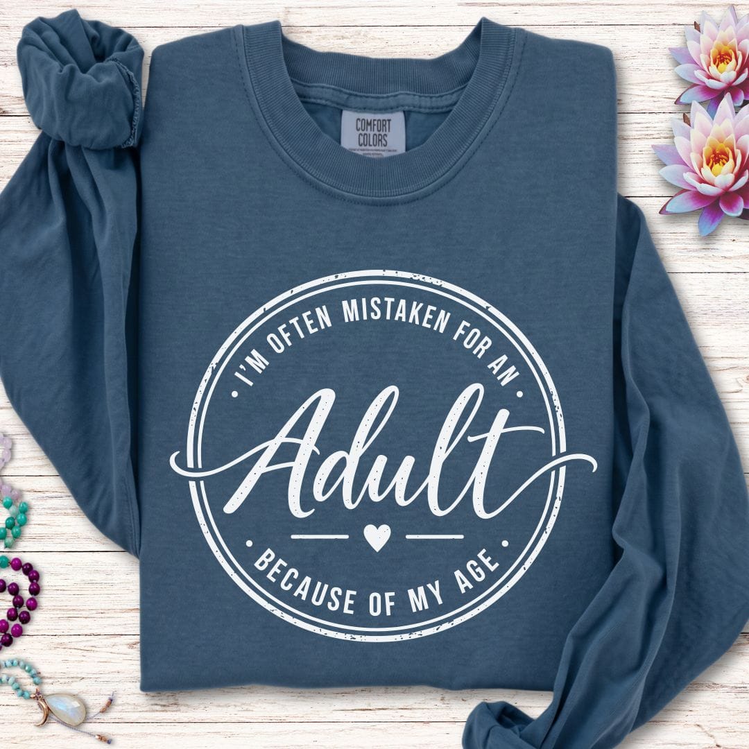 Adult Long Sleeve Tee Midnight