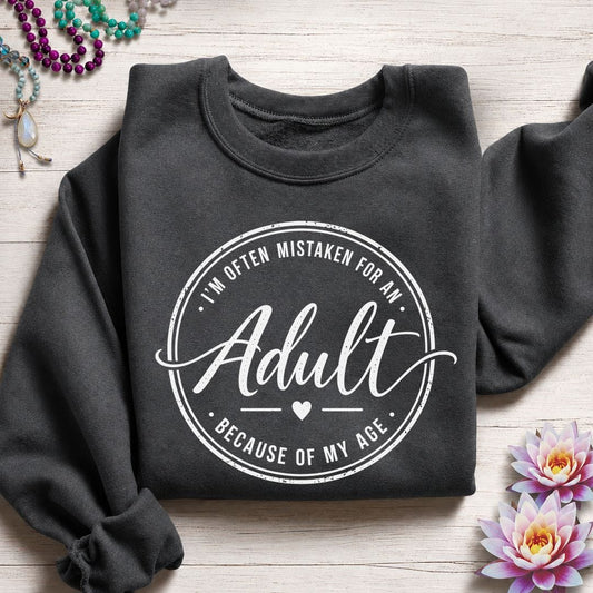 Adult Sweatshirt Dark Heather