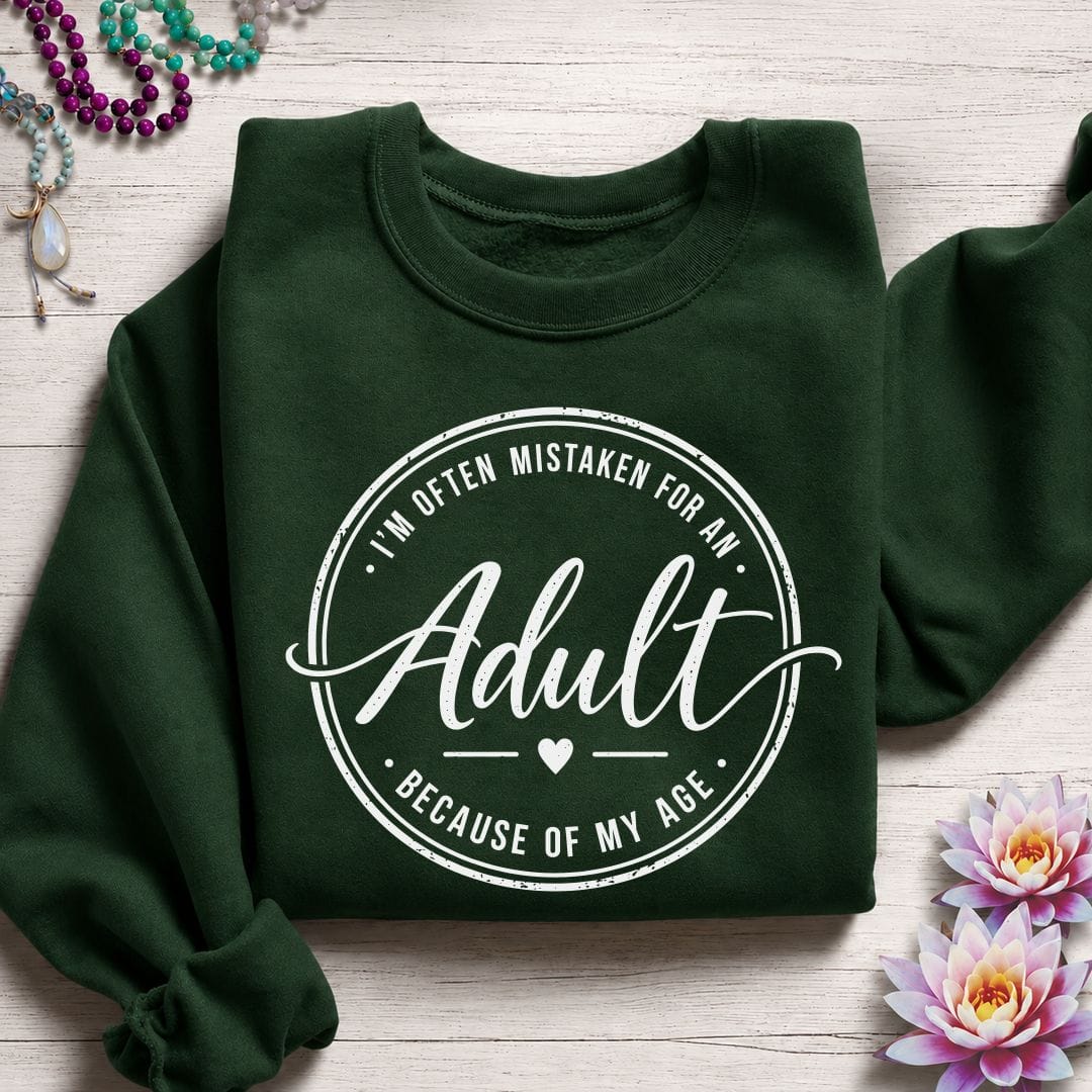 Adult Sweatshirt Forest Green