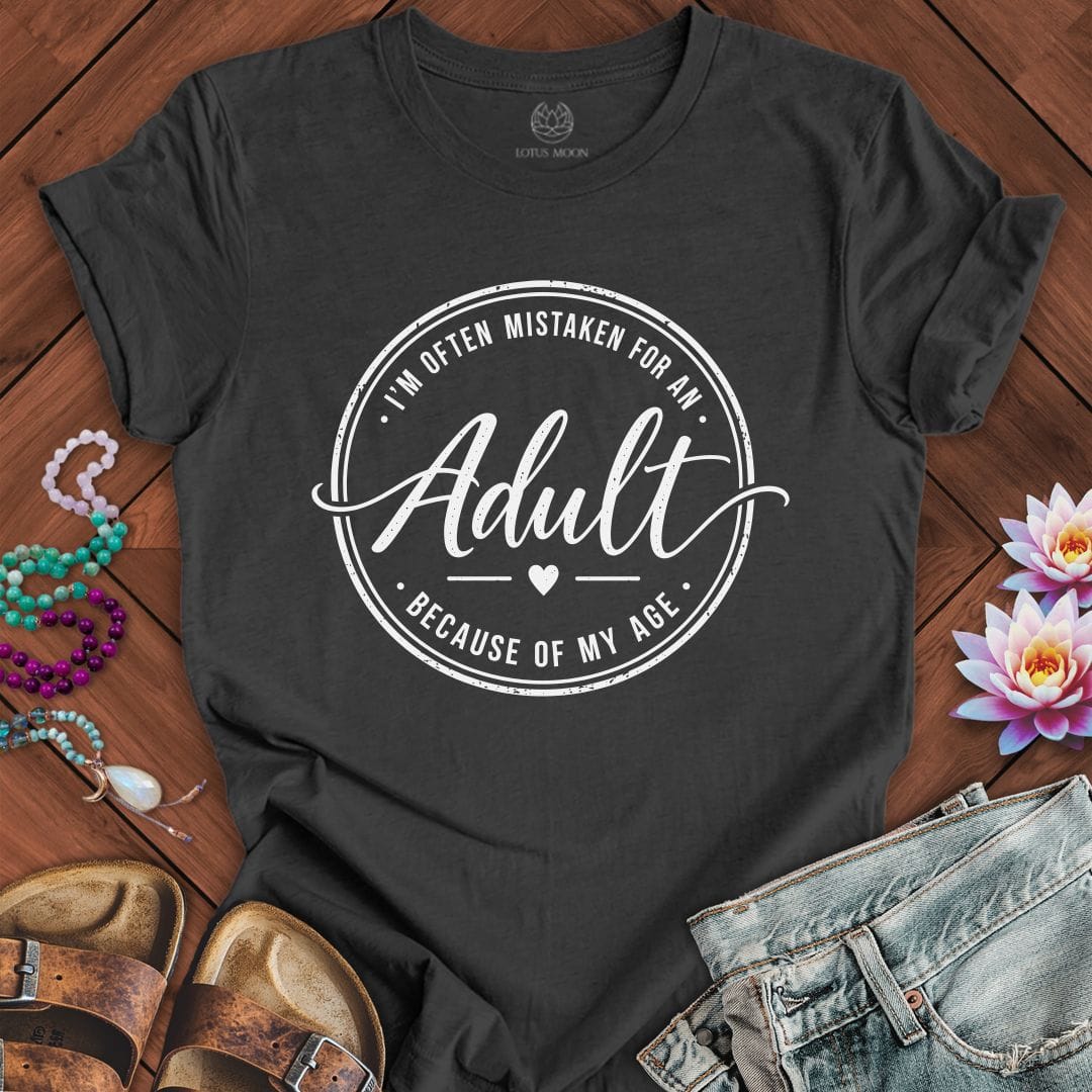 Adult Tee Dark Grey Heather