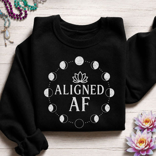 Aligned AF Sweatshirt Black