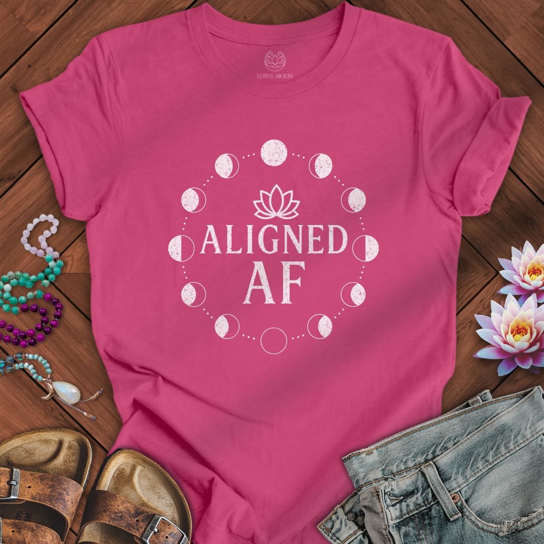 Printify T-Shirt Aligned AF Tee Berry / S
