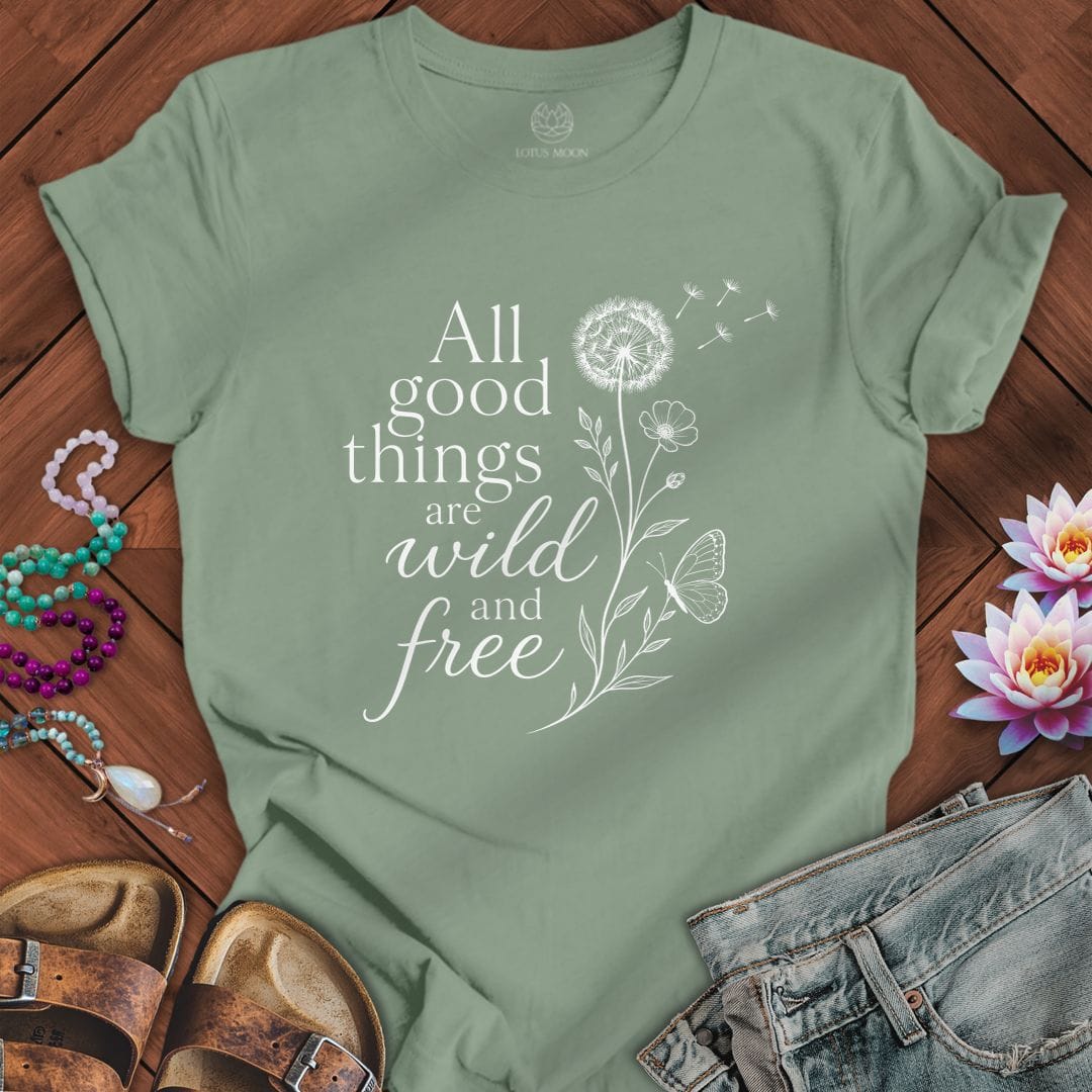 All Good Things Tee Sage
