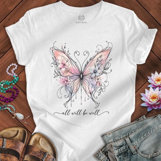 All Will Be Well Tee White