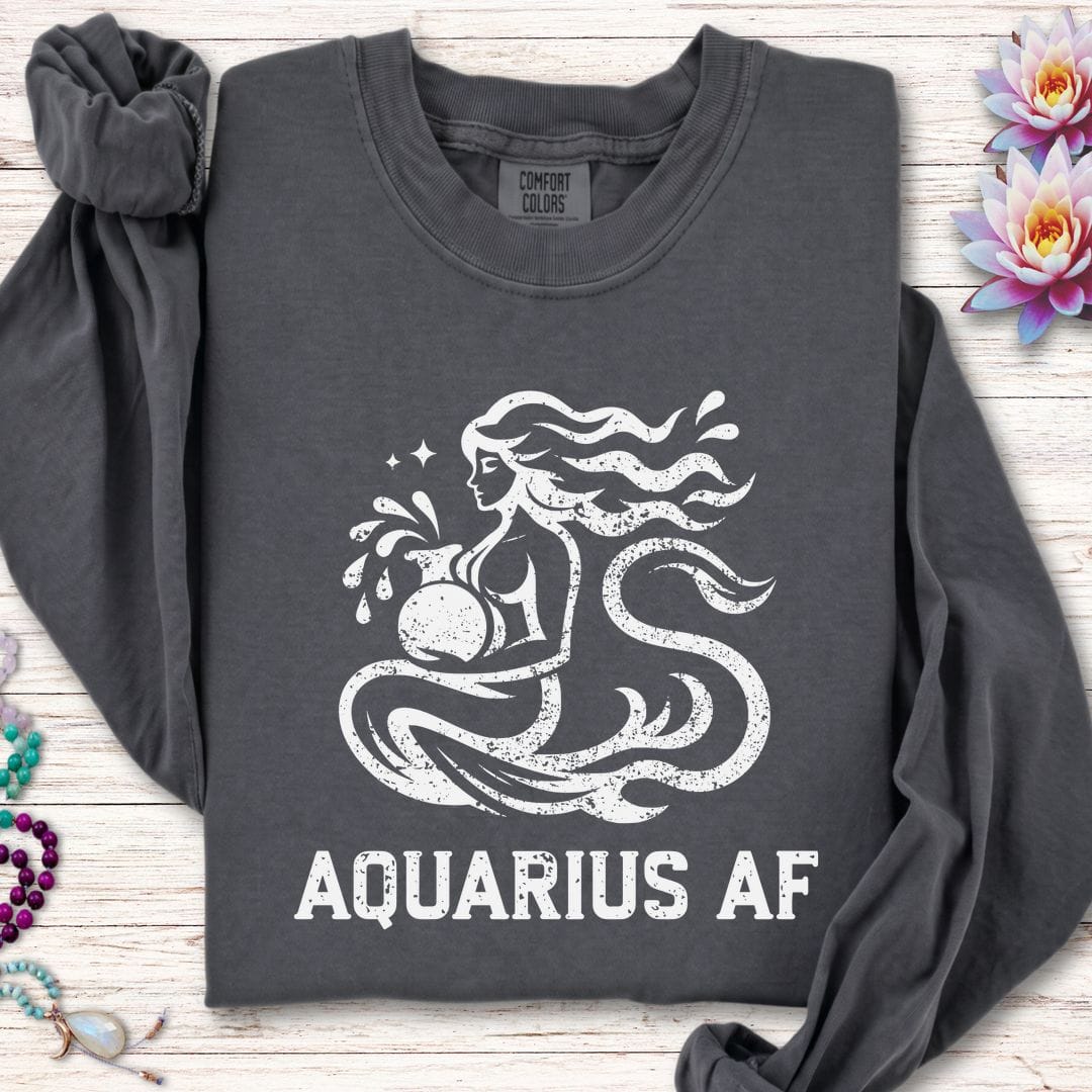 Aquarius AF Long Sleeve Tee Pepper