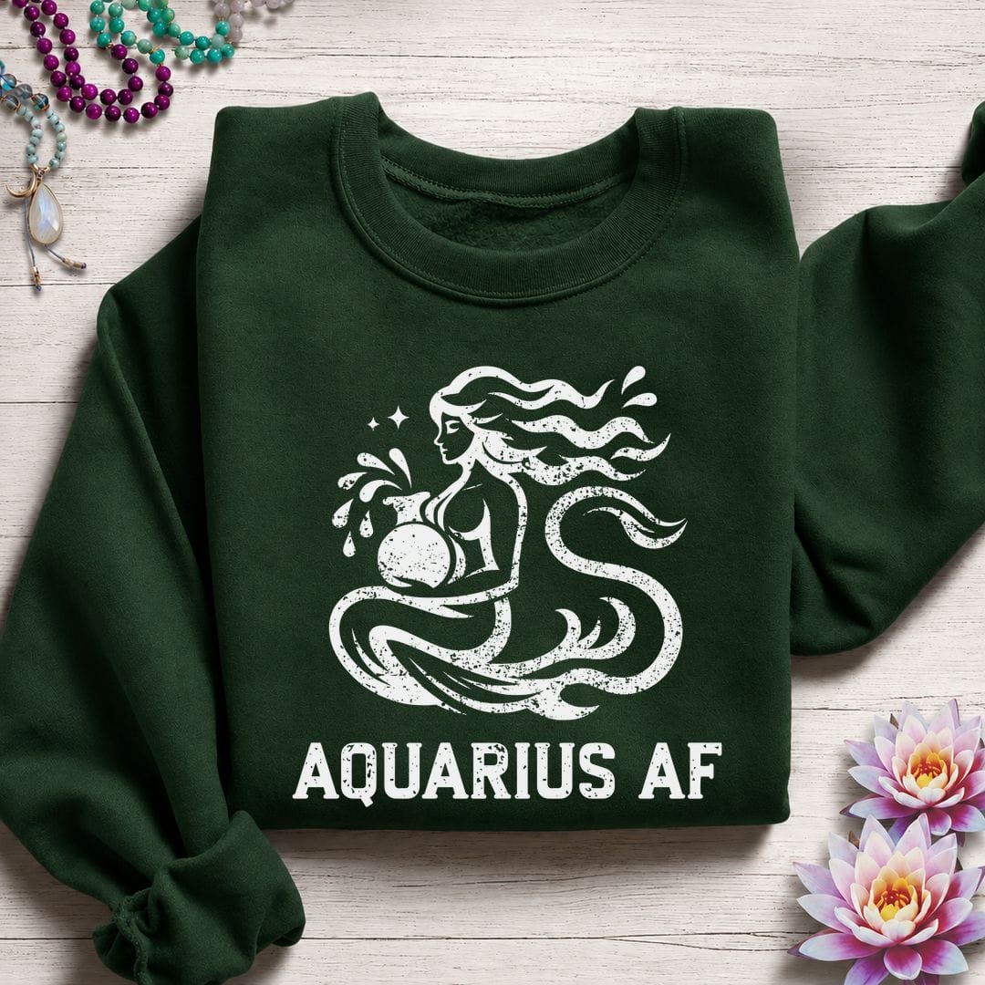 Aquarius AF Sweatshirt Forest Green