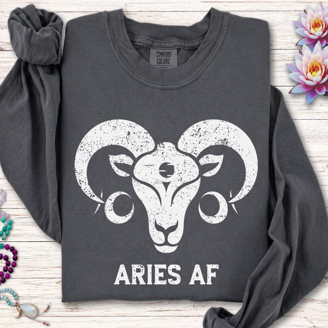 Aries AF Long Sleeve Tee Pepper