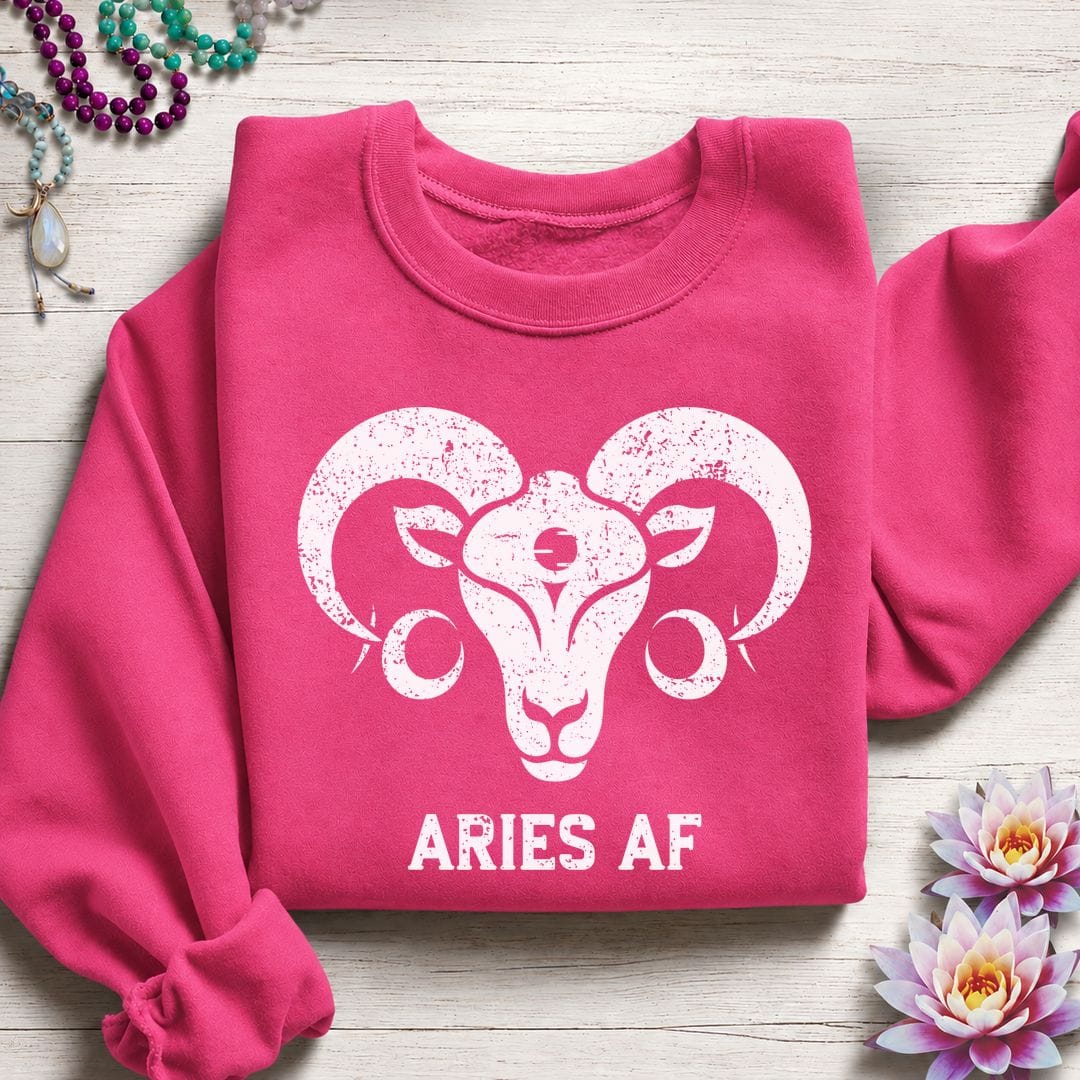 Aries AF Sweatshirt Heliconia