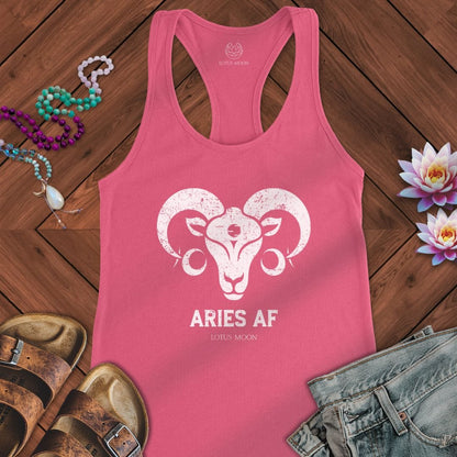 Aries AF Tank Solid Hot Pink