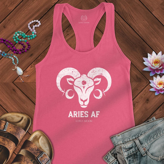 Aries AF Tank Solid Hot Pink