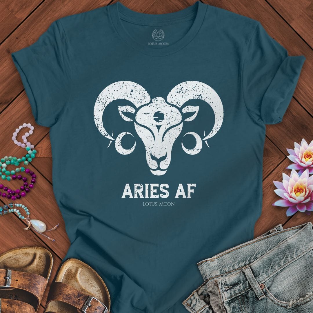 Lotus Moon Co. T-Shirt Aries AF Tee Deep Teal / S