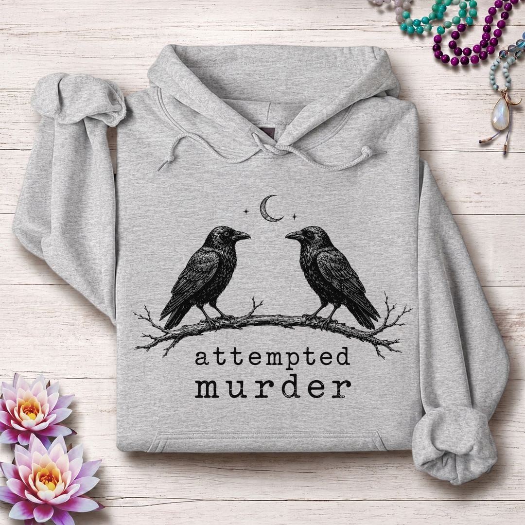 Printify Hoodie Attempted Murder Hoodie Sport Grey / S