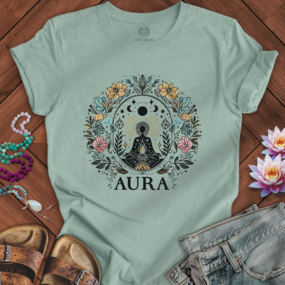 Aura Tee Dusty Blue