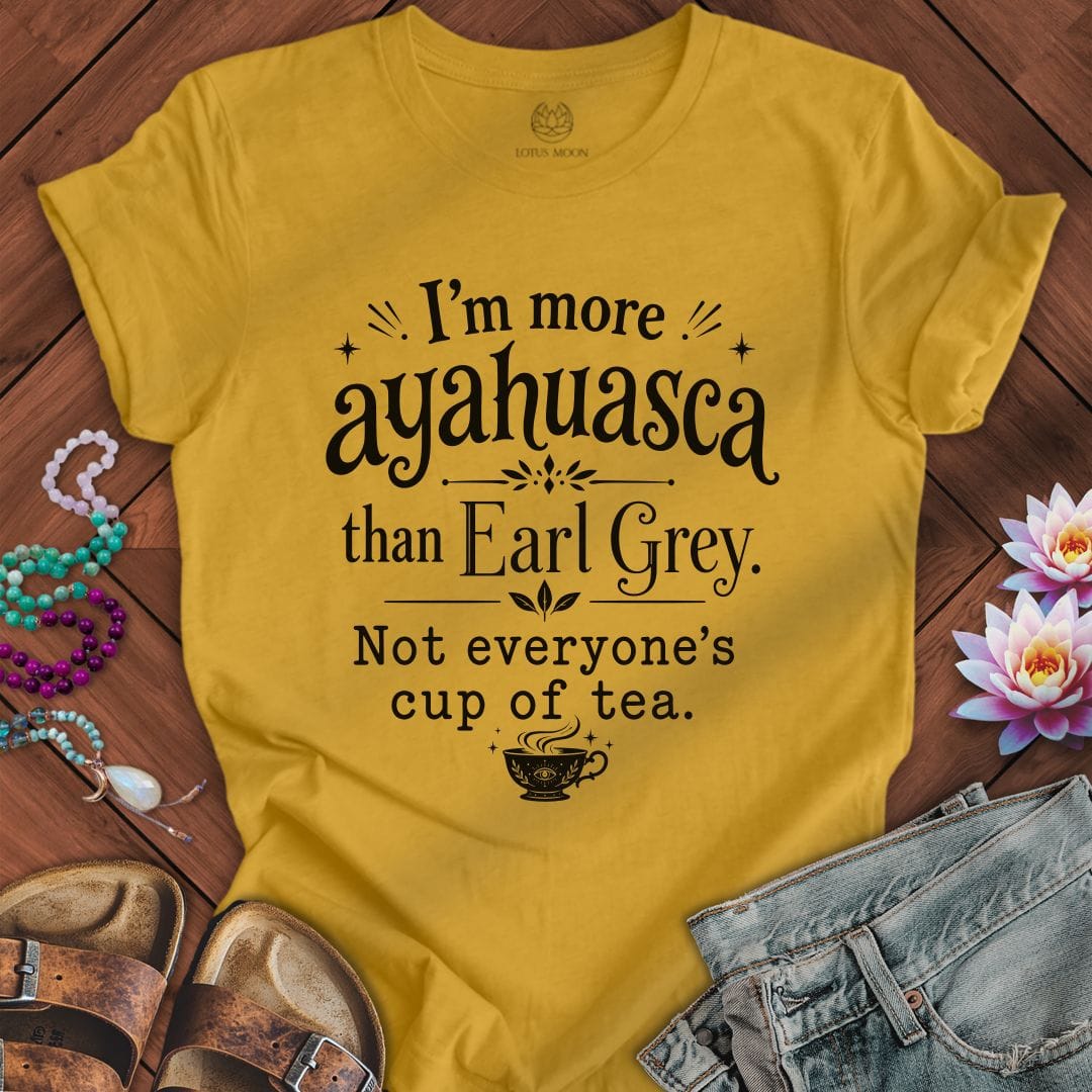 Printify T-Shirt Ayahuasca Tee Heather Mustard / S