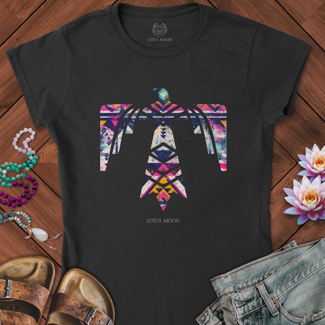 Aztec Thunderbird Fitted Tee Black