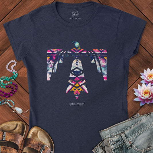 Aztec Thunderbird Fitted Tee Navy