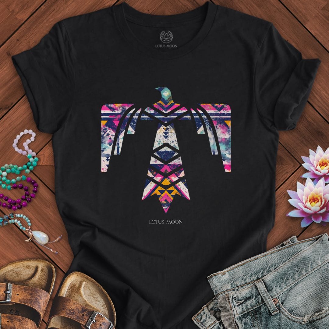 Aztec Thunderbird Tee Solid Black Blend