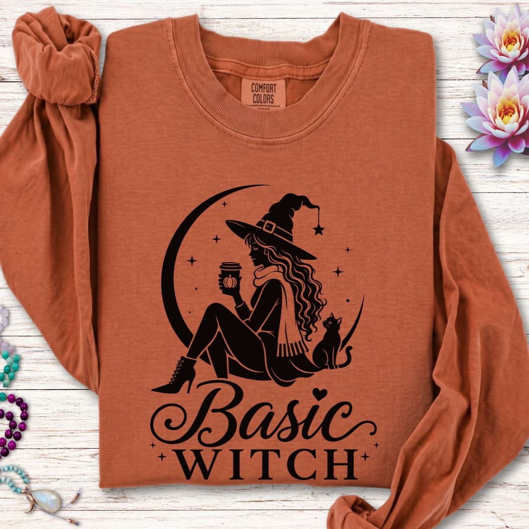 Basic Witch Long Sleeve Tee Yam