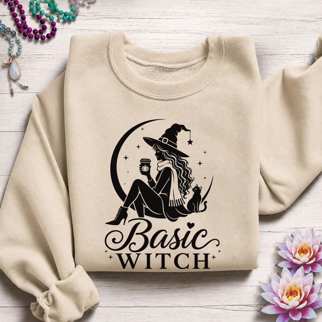 Basic Witch Sweatshirt Sand