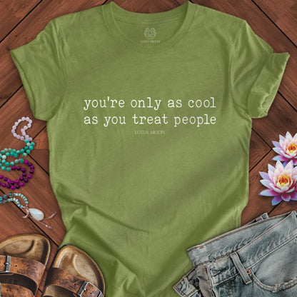 Be Cool Tee Heather Green