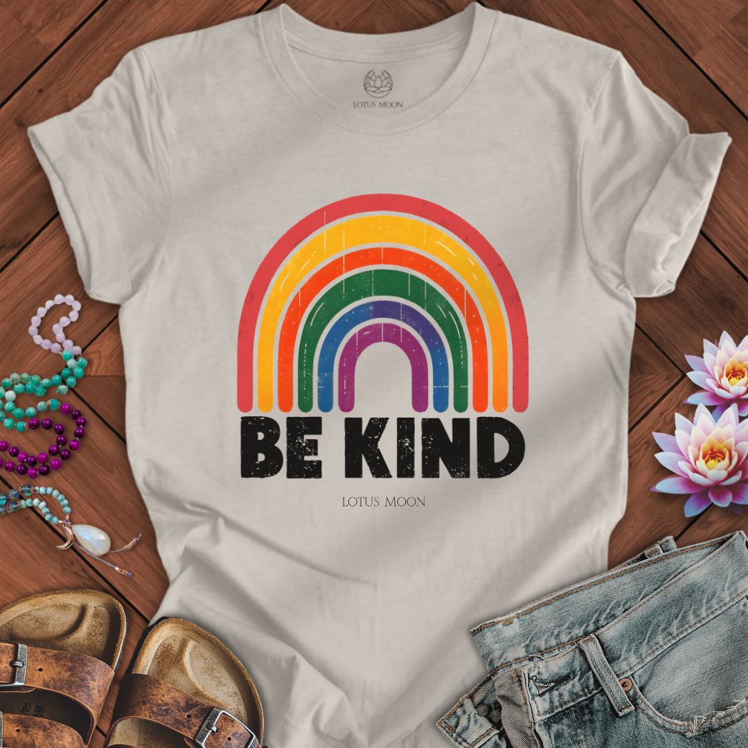 Be Kind Tee Heather Dust