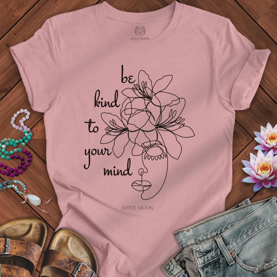 Be Kind To Your Mind Tee Orchid