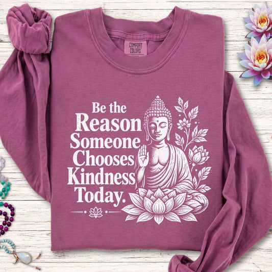 Be The Reason Long Sleeve Tee Berry