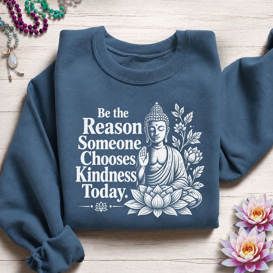 Be The Reason Sweatshirt Indigo Blue