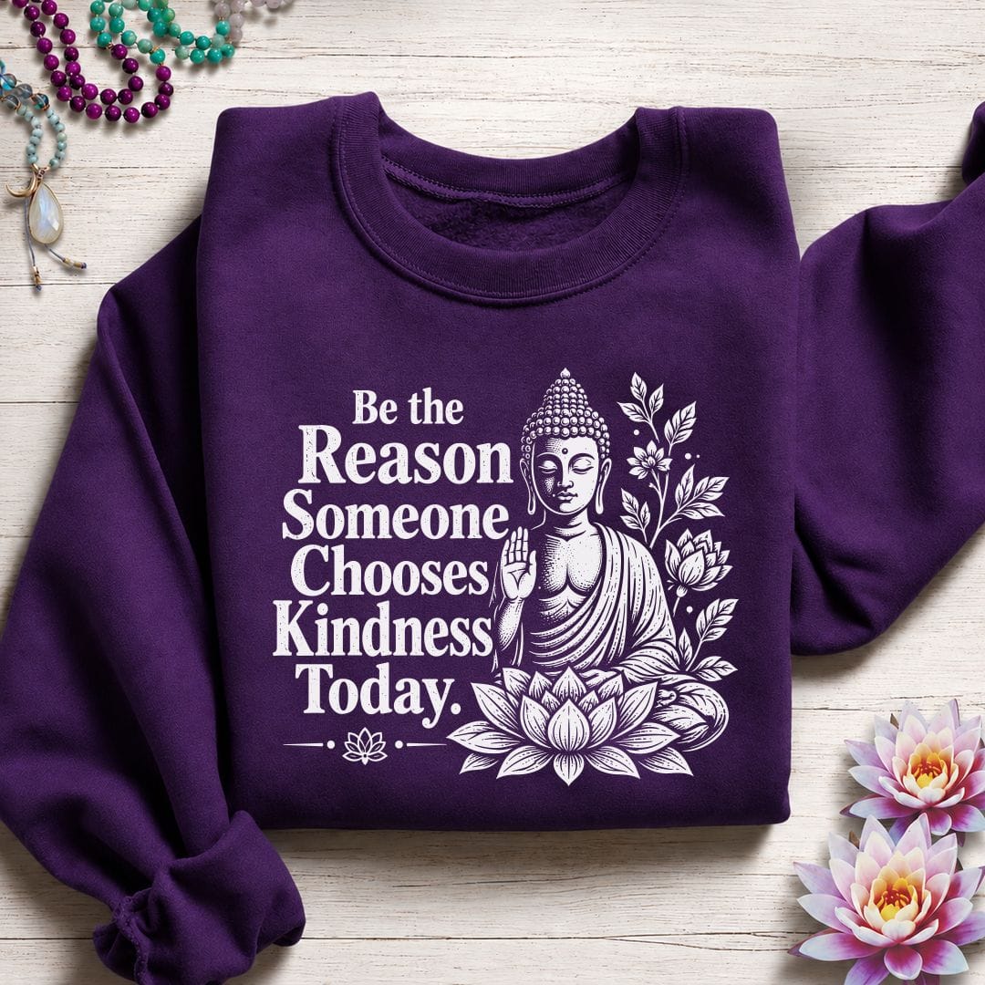 Be The Reason Sweatshirt Purple