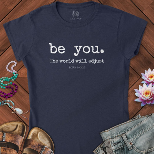 Be You Fitted Tee Navy