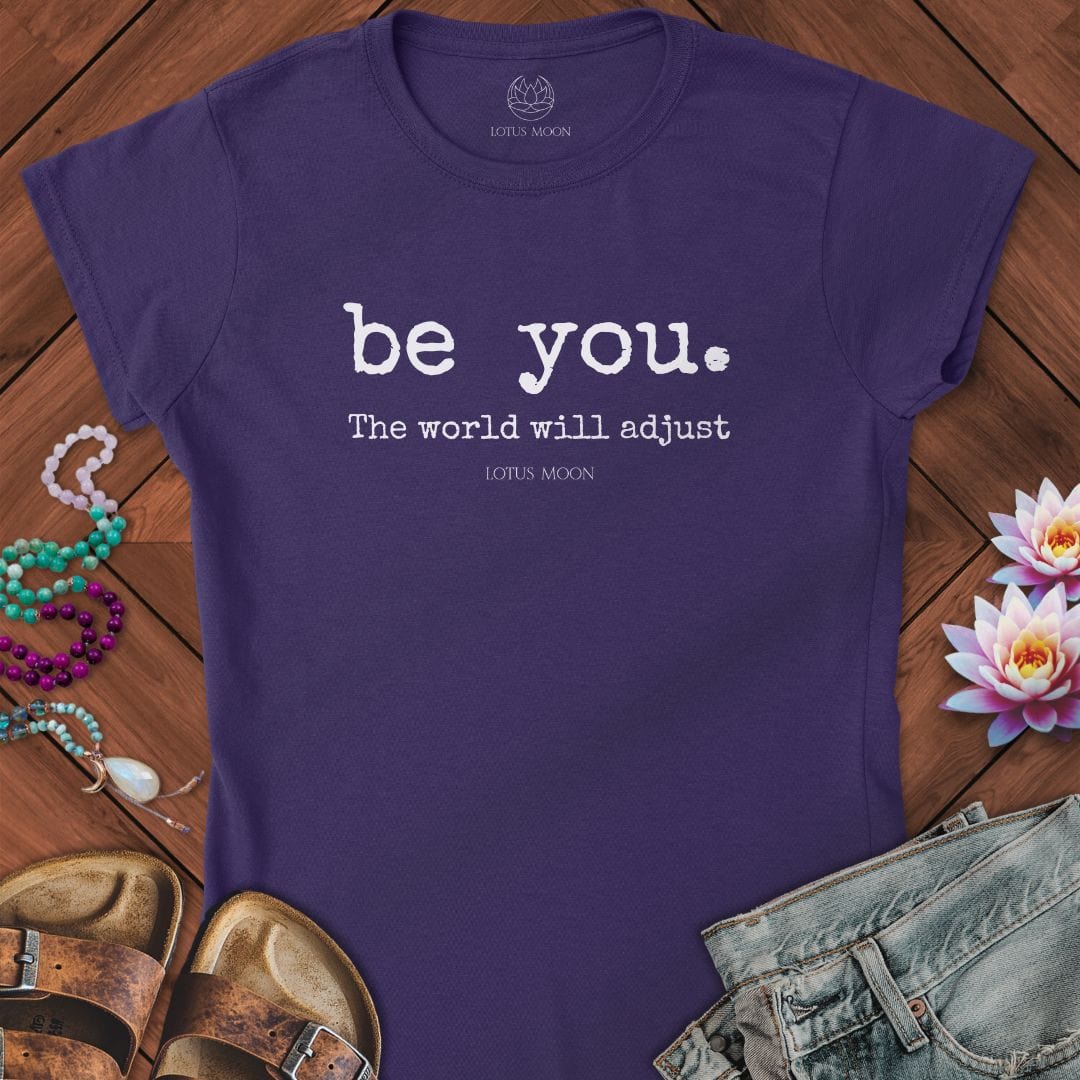 Be You Fitted Tee Purple