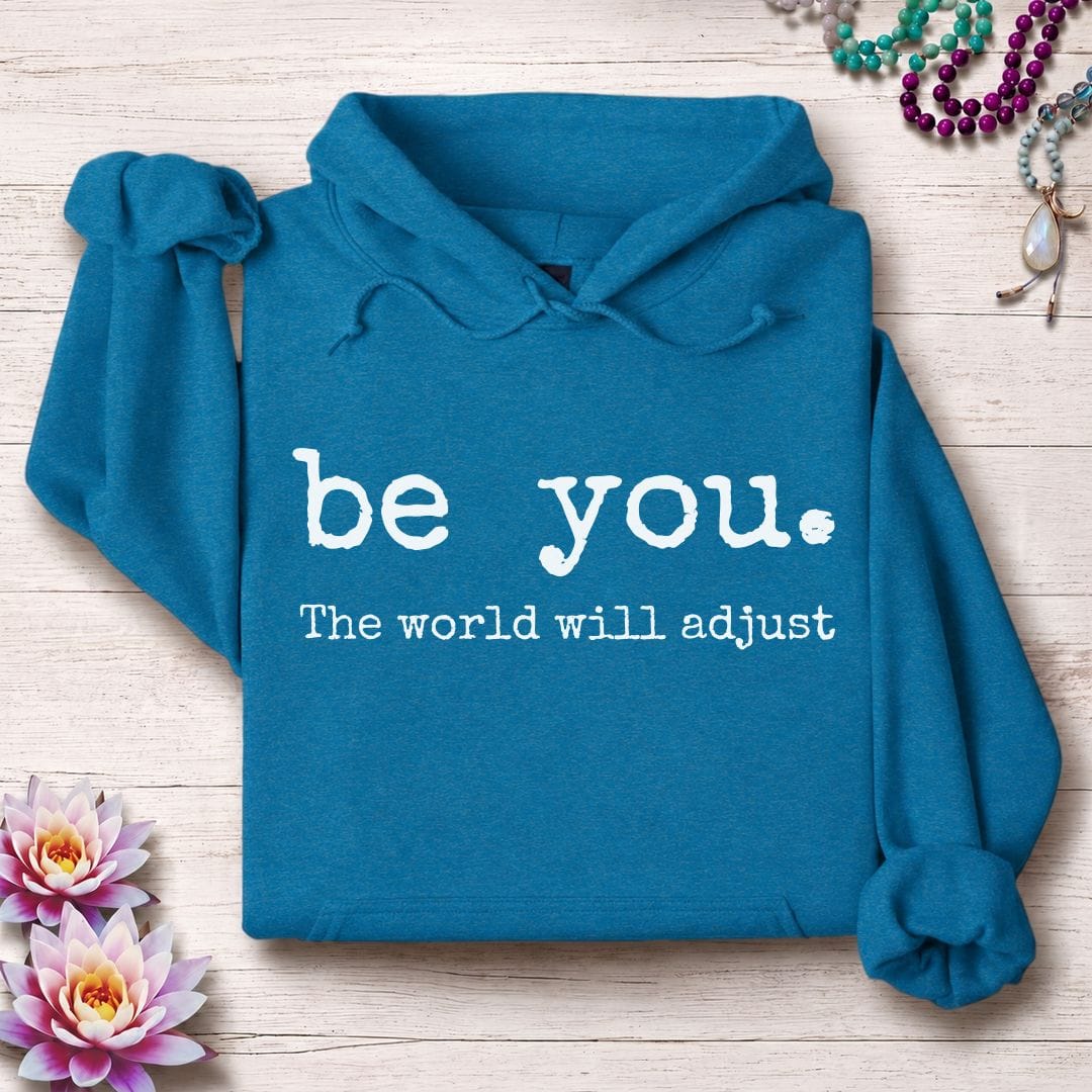Printify Hoodie Be You Hoodie Antique Sapphire / S