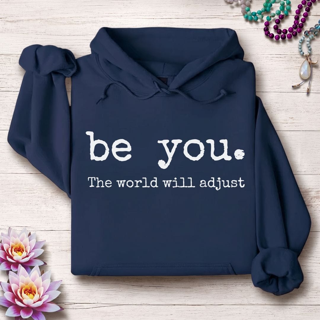 Printify Hoodie Be You Hoodie Navy / S
