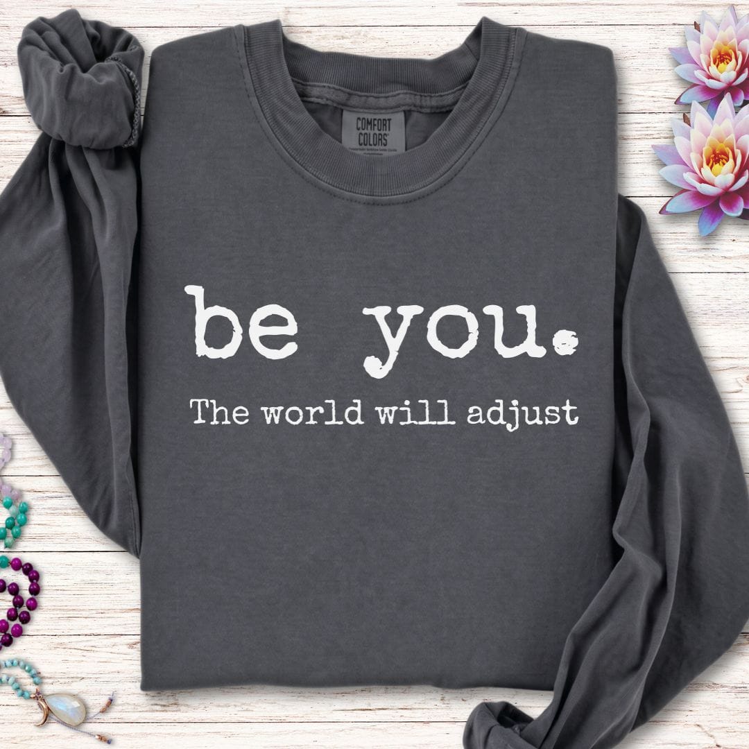 Printify Long-sleeve Be You Long Sleeve Tee Pepper / S