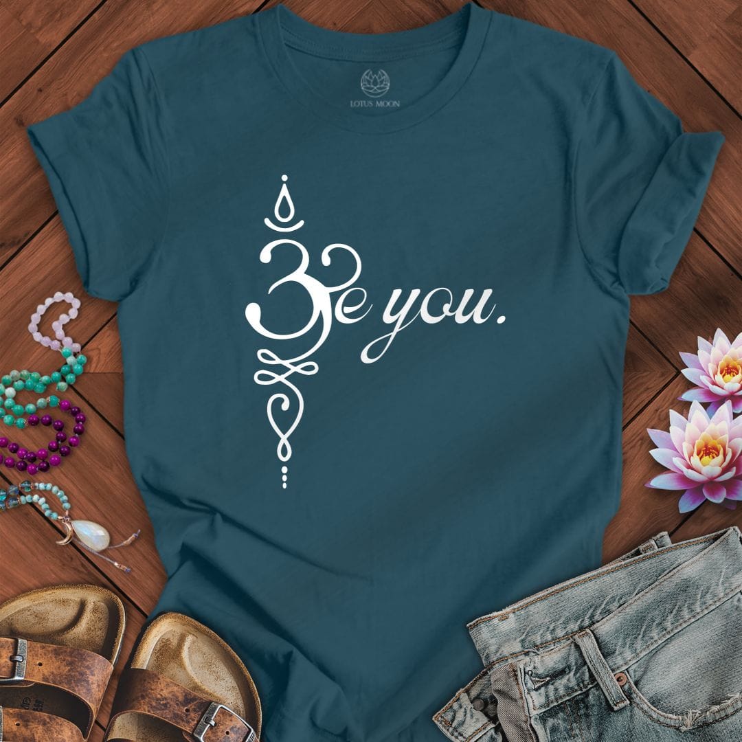 Be You Om Tee Deep Teal