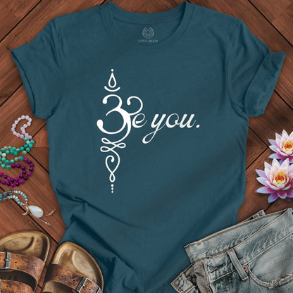 Be You Om Tee Deep Teal