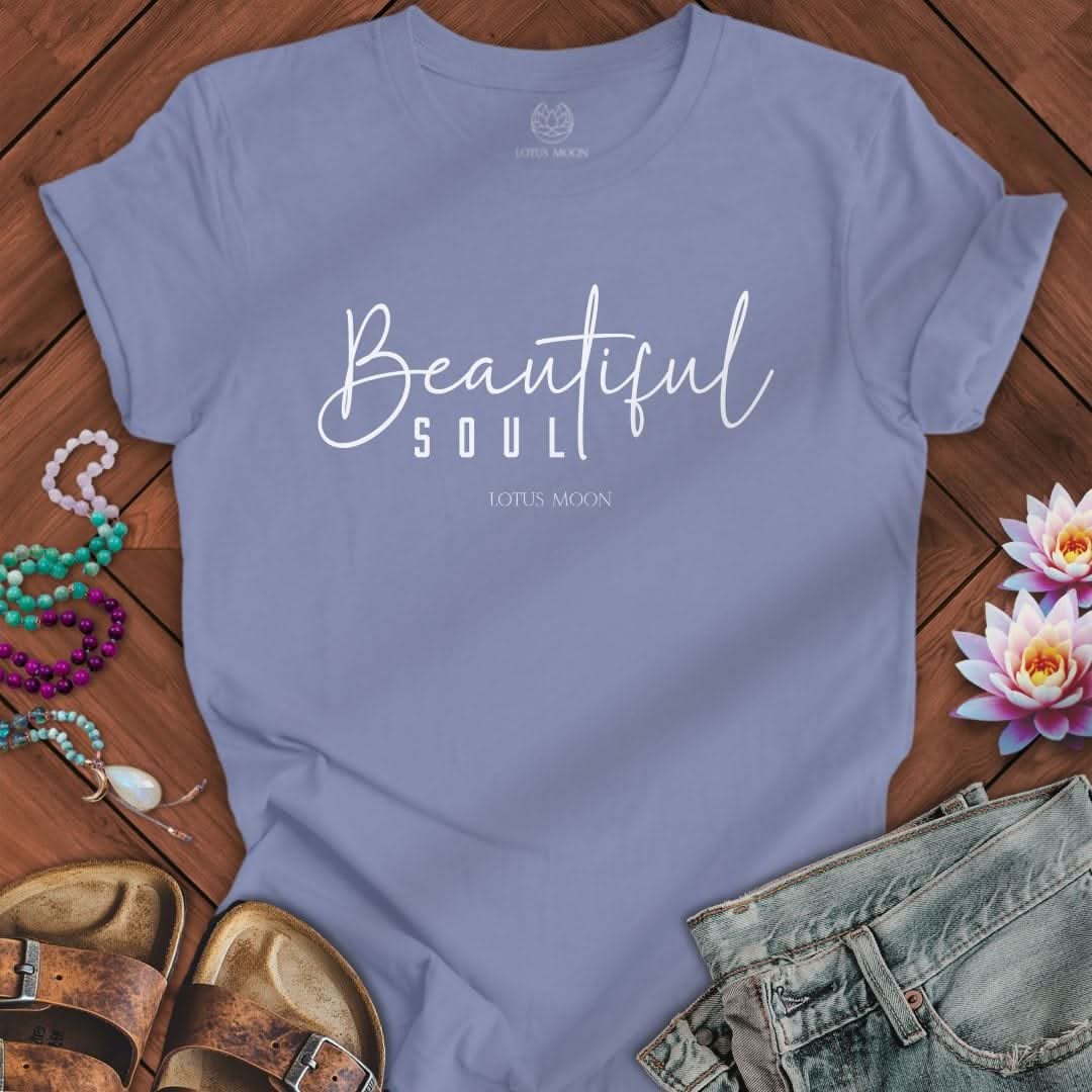 Beautiful Soul Tee Lavender Blue