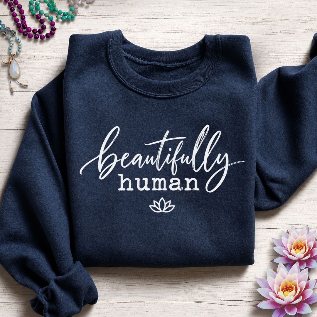 Beautifully Human Sweatshirt Navy
