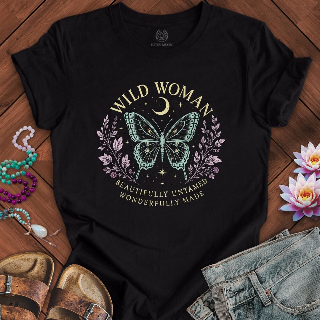 Beautifully Untamed Tee Black
