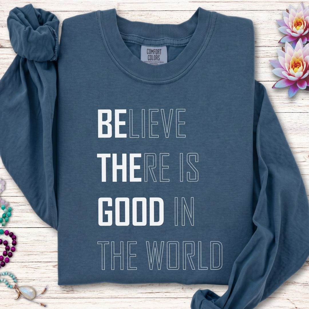 Believe Long Sleeve Tee Midnight