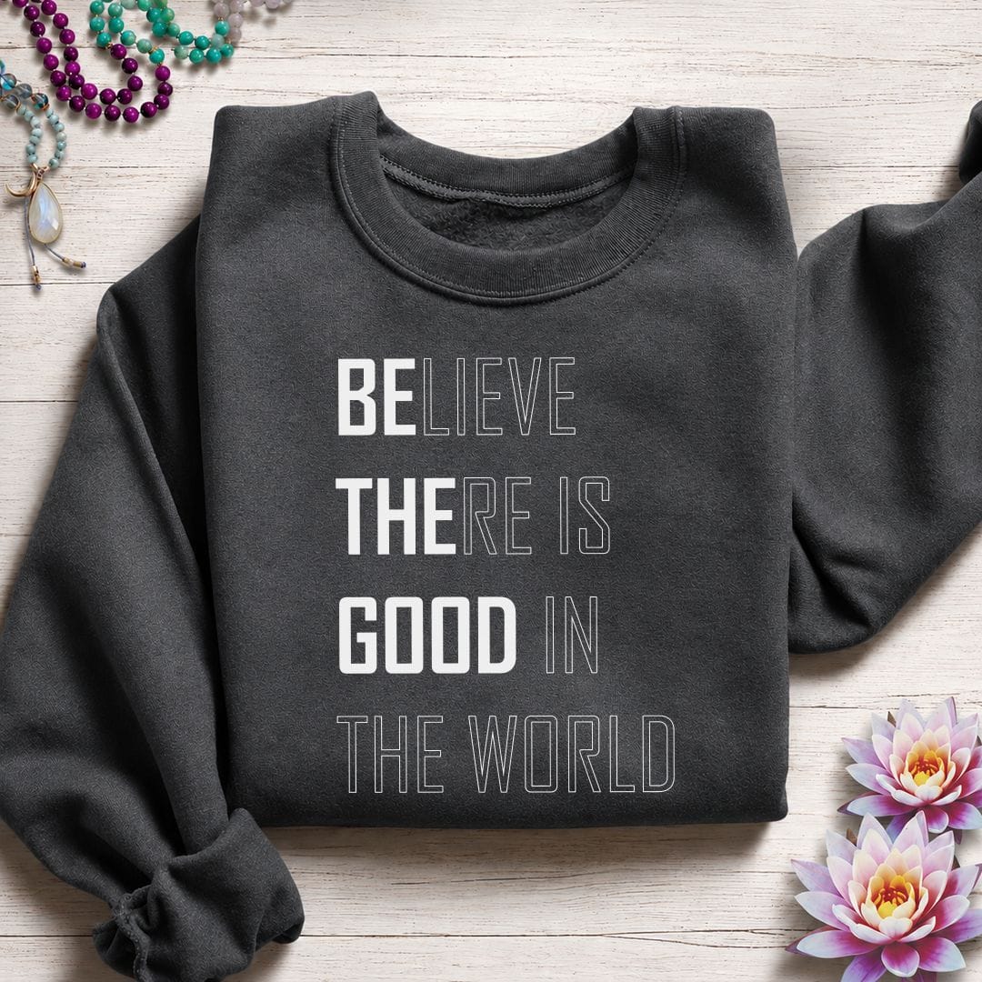 Believe Sweatshirt Dark Heather
