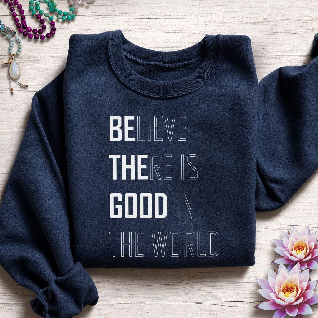 Believe Sweatshirt Navy