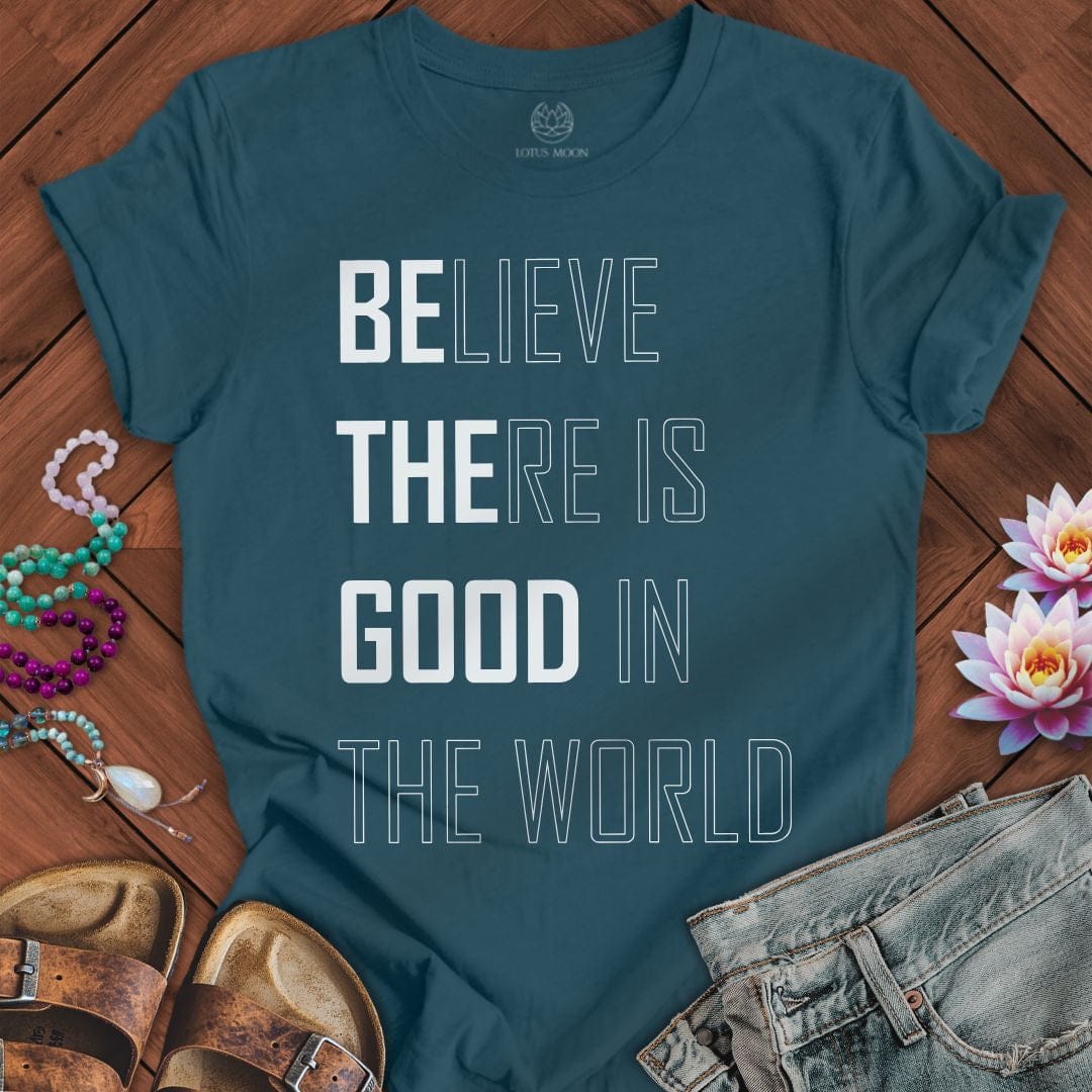 Believe Tee Deep Teal
