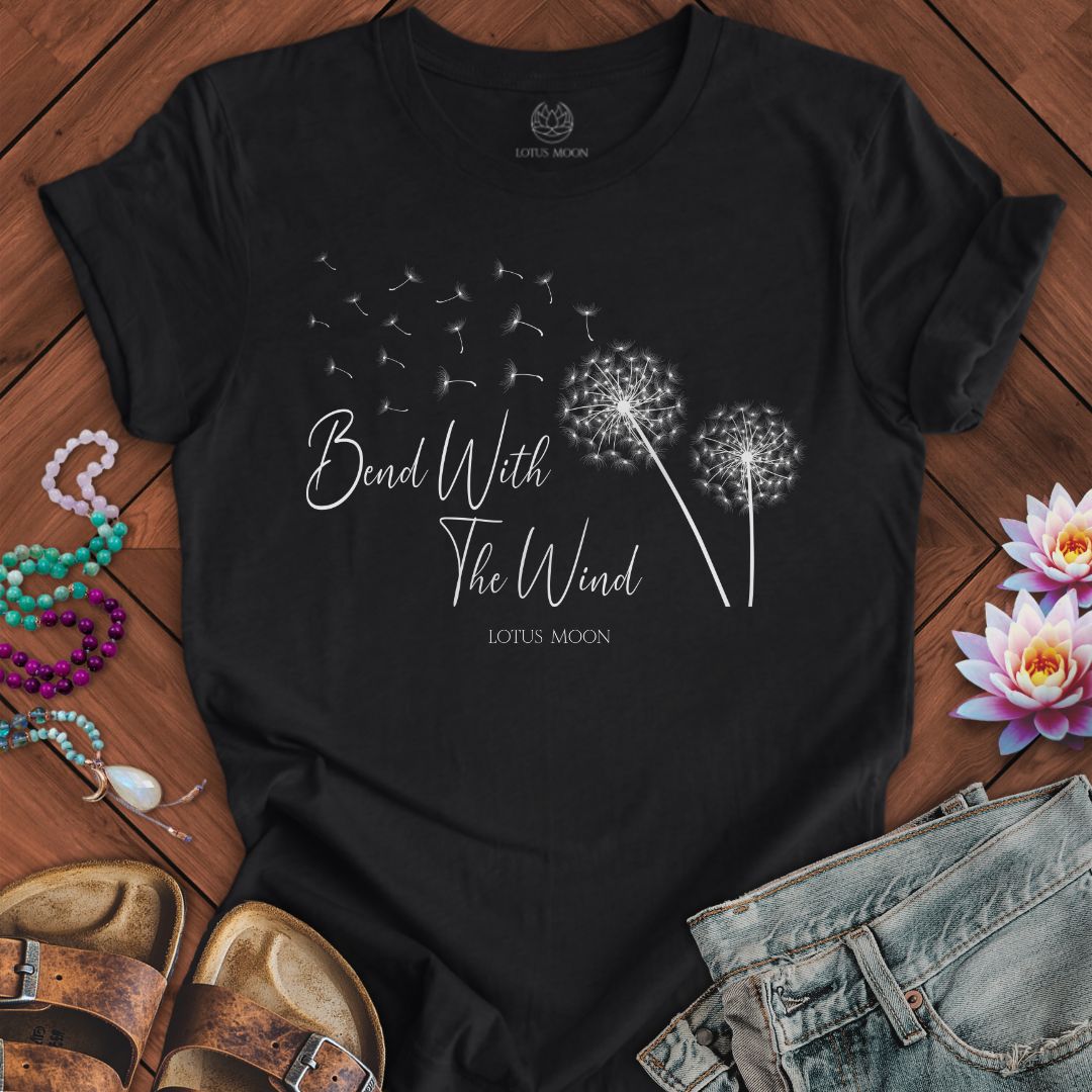 Bend With The Wind Tee Solid Black Blend