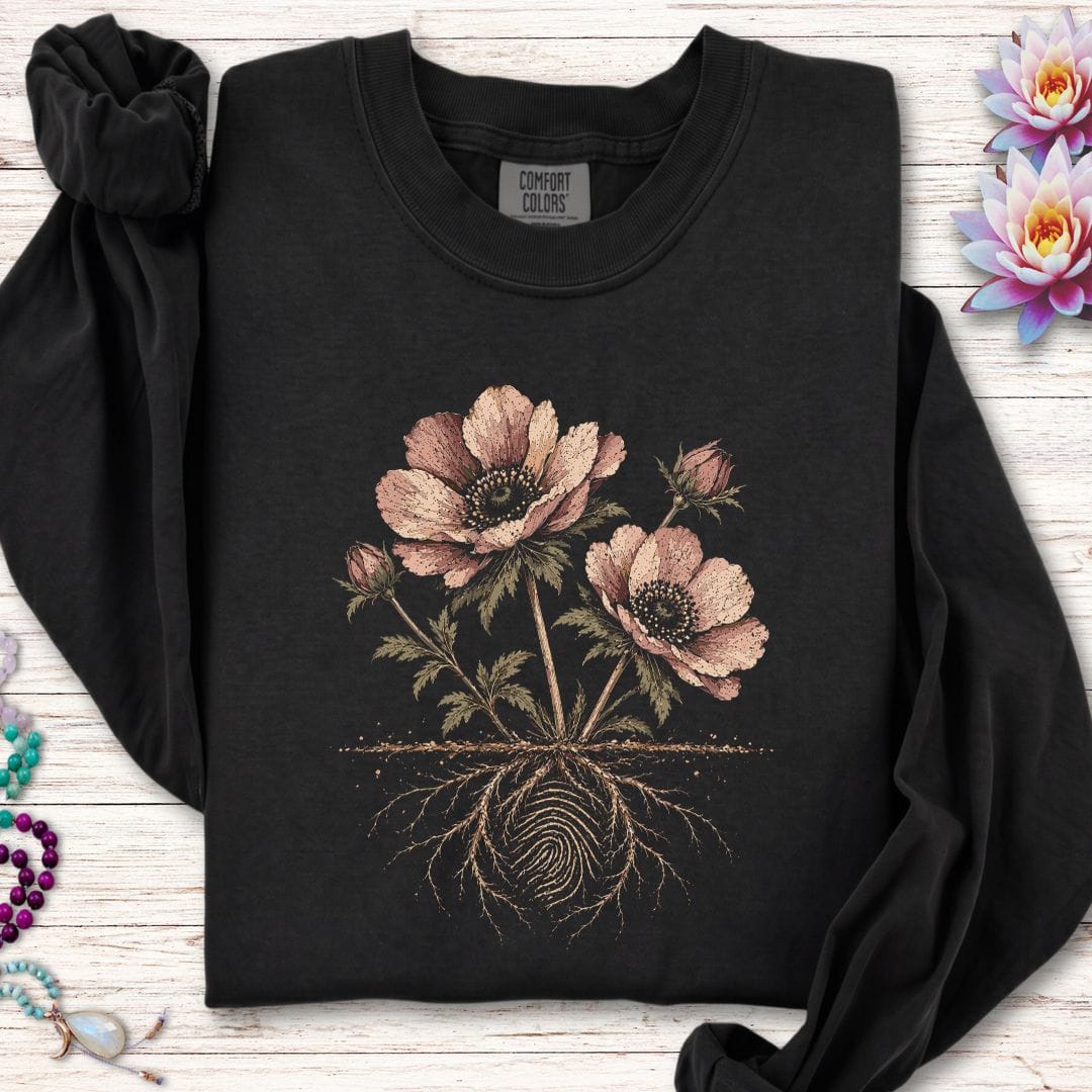 Beneath The Surface Long Sleeve Tee Black