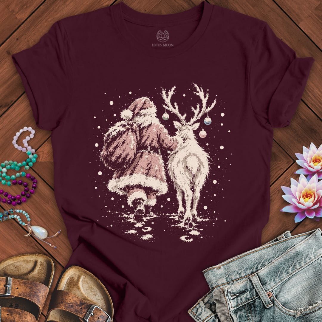 Printify T-Shirt Best Friends Tee Maroon / S