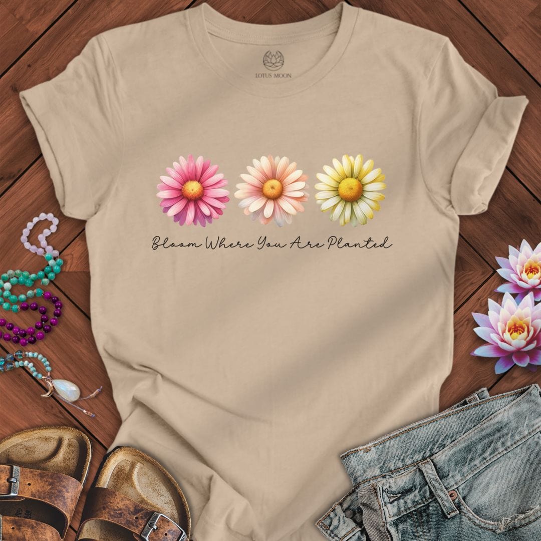 Bloom Tee Tan