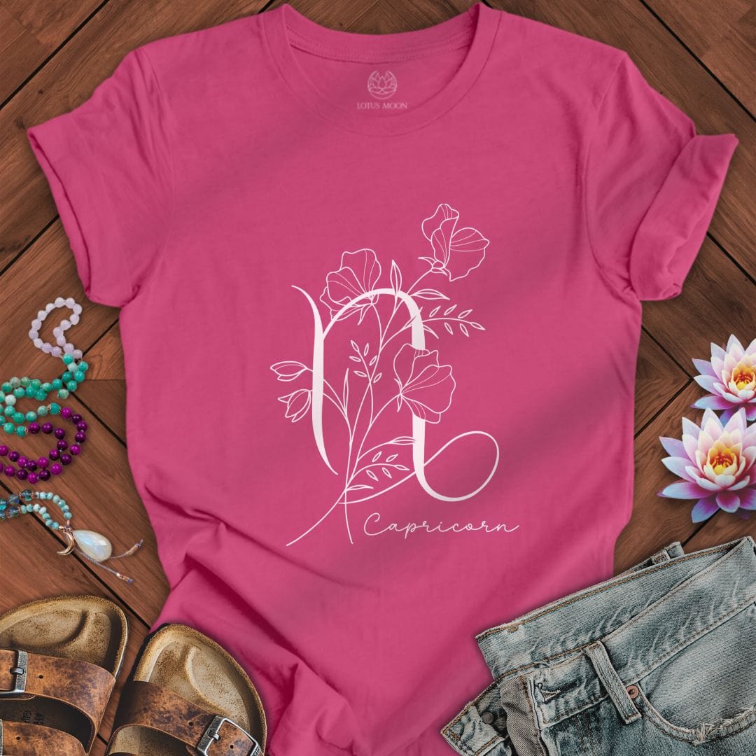 Lotus Moon Co. T-Shirt Boho Capricorn Tee Berry / S