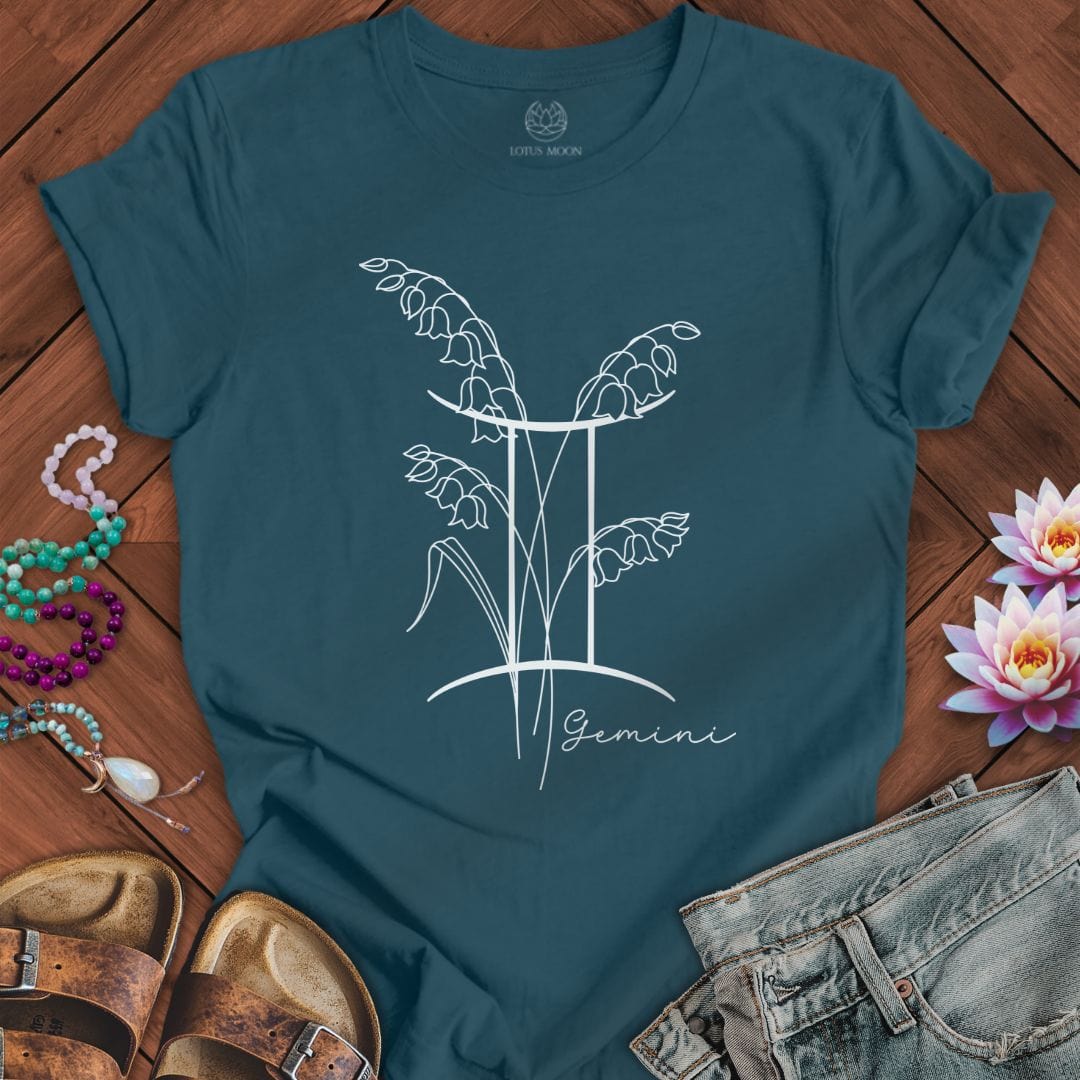 Lotus Moon Co. T-Shirt Boho Gemini Tee Deep Teal / S