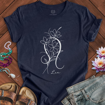 Lotus Moon Co. T-Shirt Boho Leo Tee Heather Midnight Navy / S